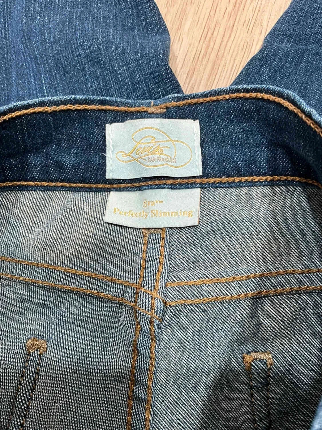 Short Levi's 512 Perfectly Slimming 12 Femme Bleu foncé Slv014 – photo 9